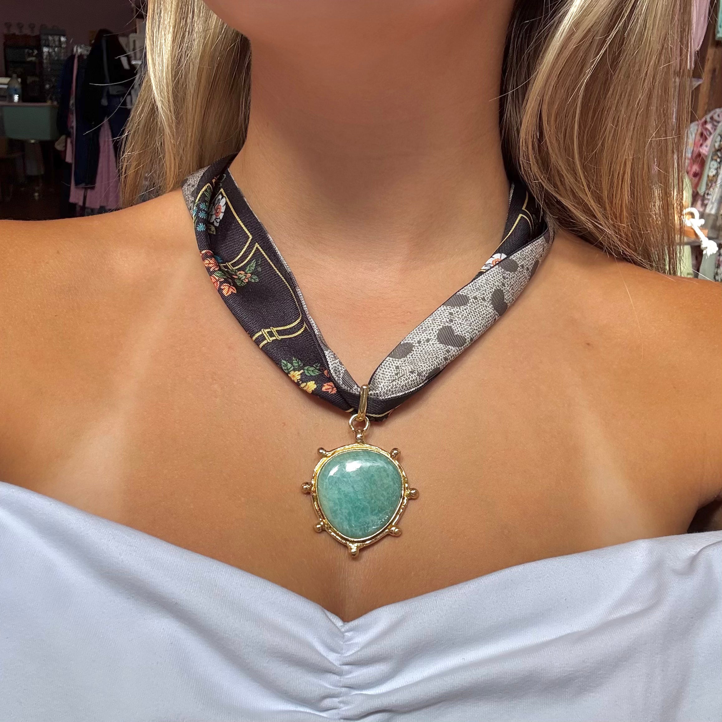 Flip Side Scarf Necklace