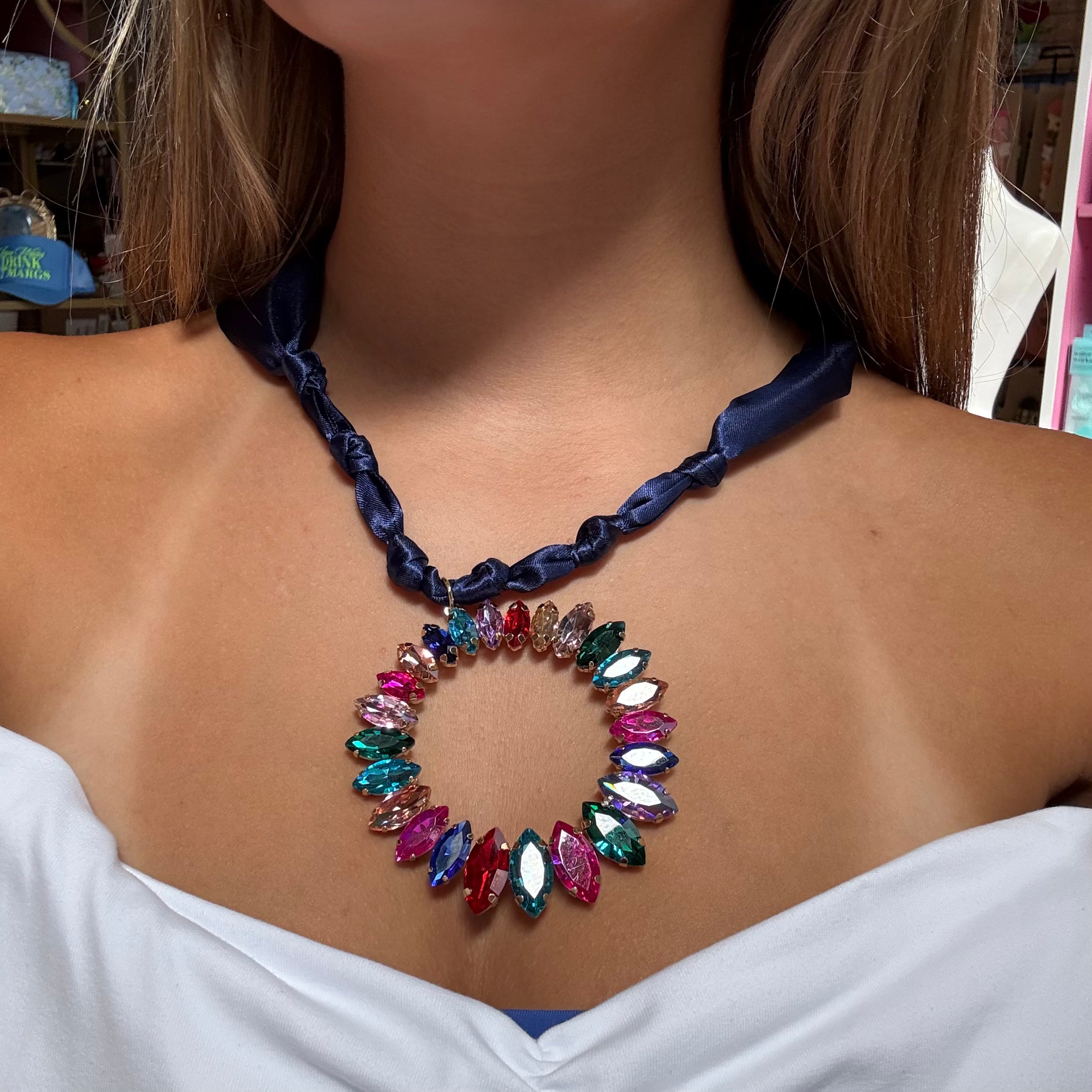 Circle Of Style Scarf Necklace