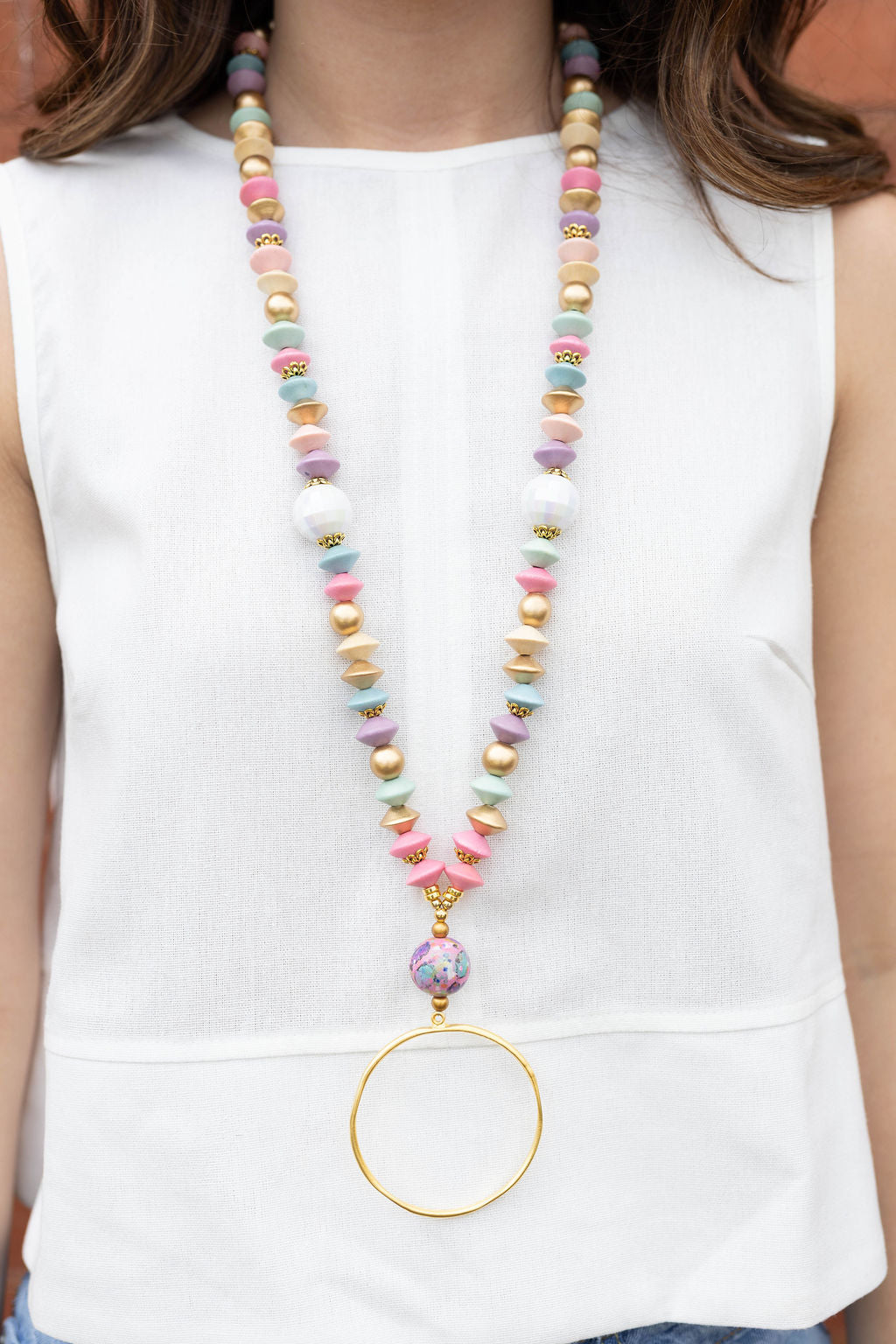 Painter's Palette Beaded Necklace