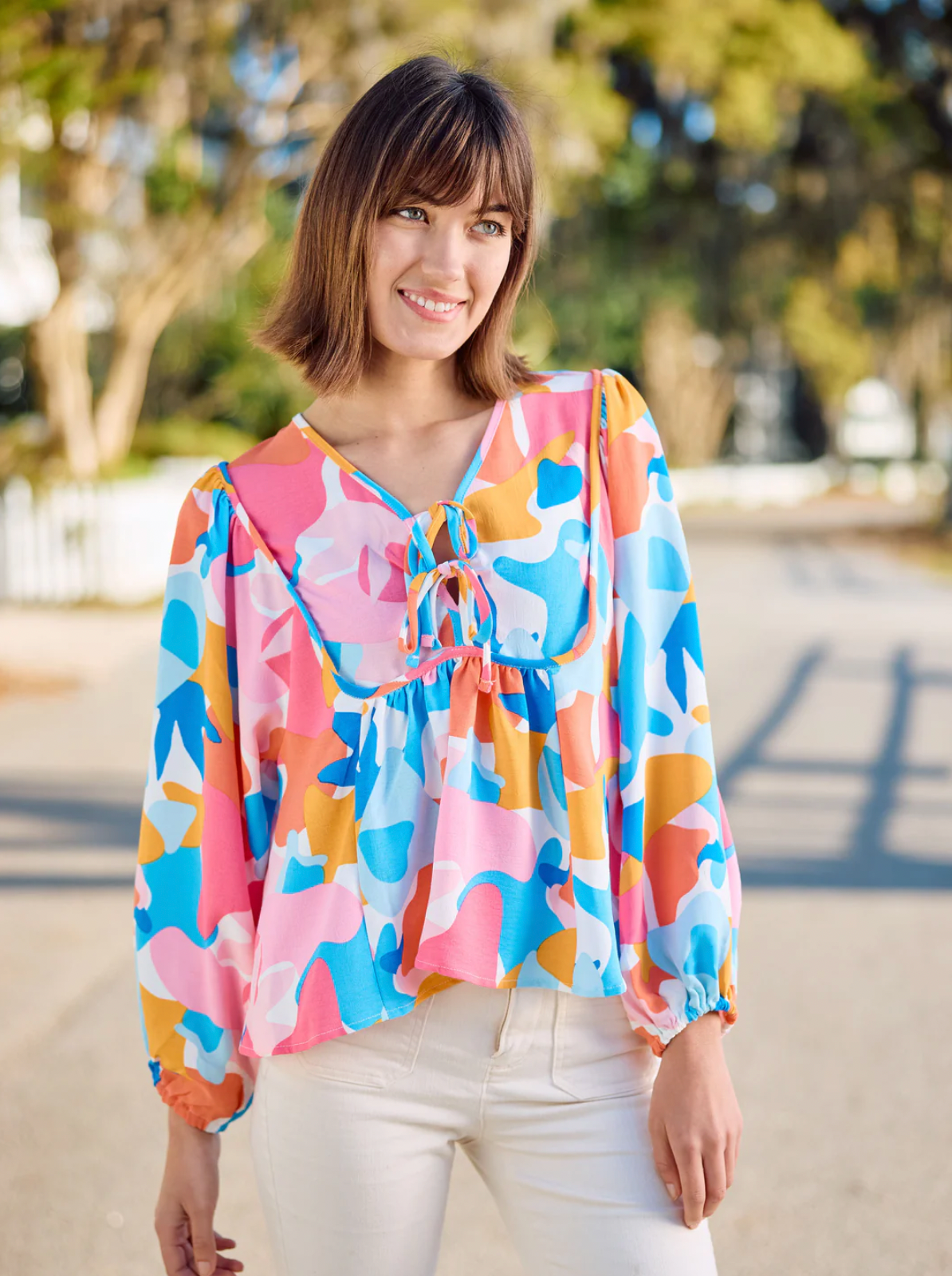 Vivey Top In Oh Hello There Pink