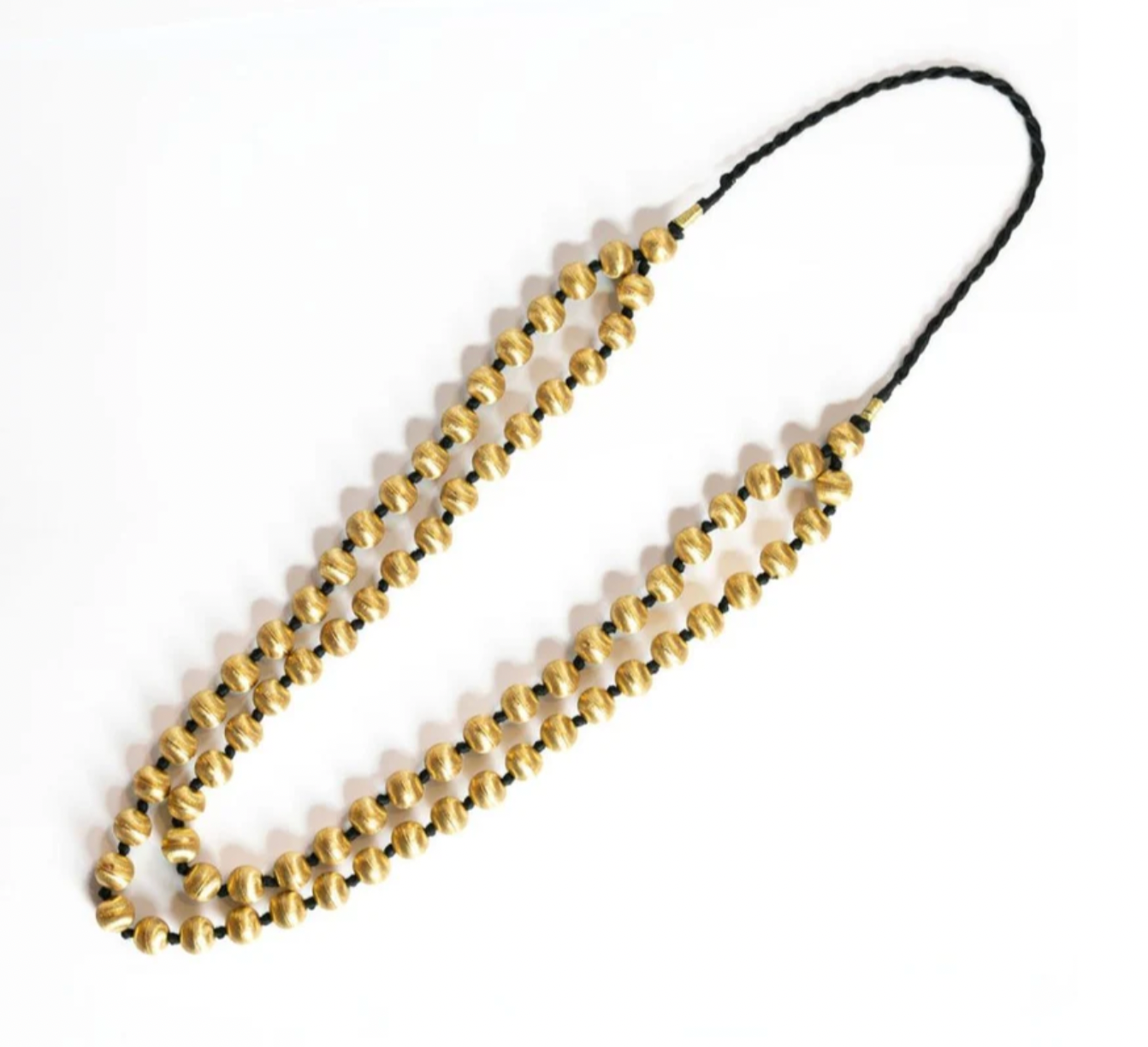 Knotted Tibetan Bead Necklace