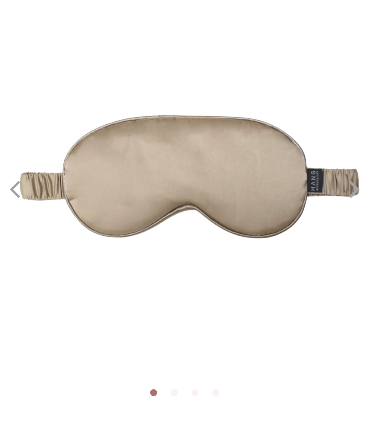 Satin Eye Mask In Taupe