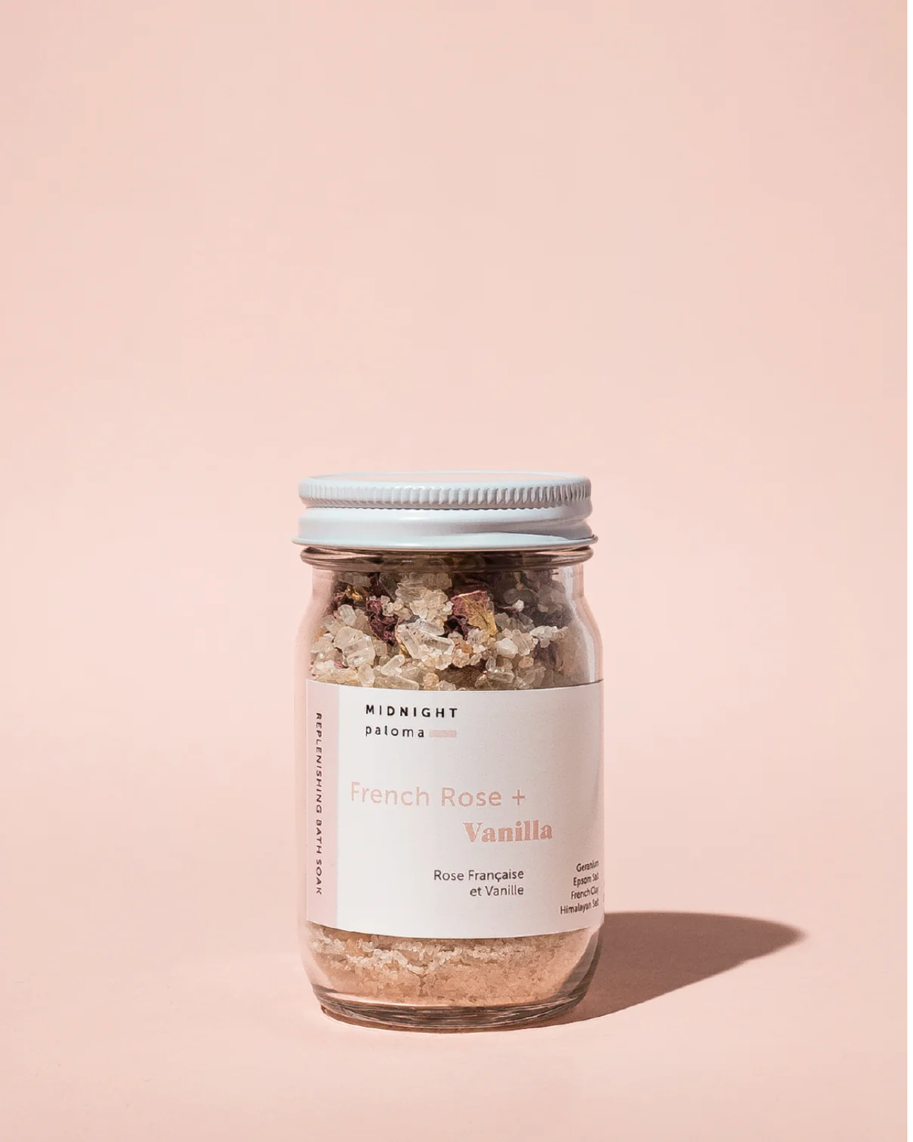 French Rose + Vanilla Replenishing Bath Soak - 4oz