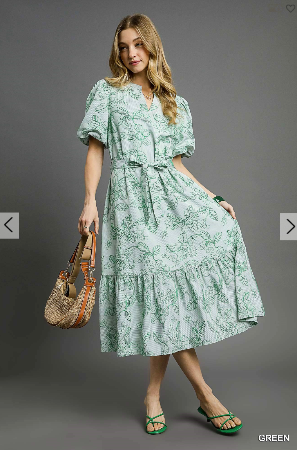 Sky Garden Midi Dress