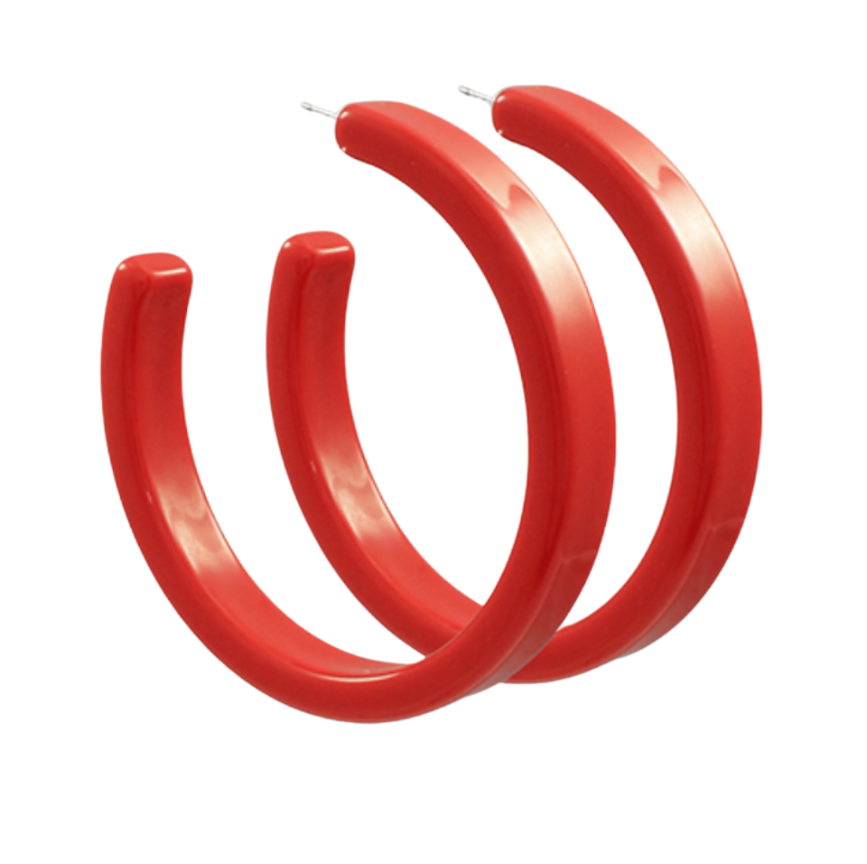 Summer Splash Hoops In Red