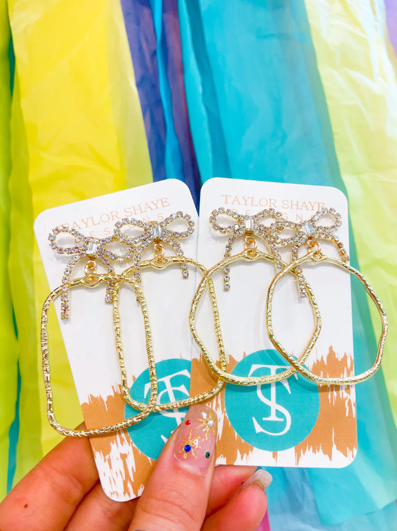 Nina Bow Hoops