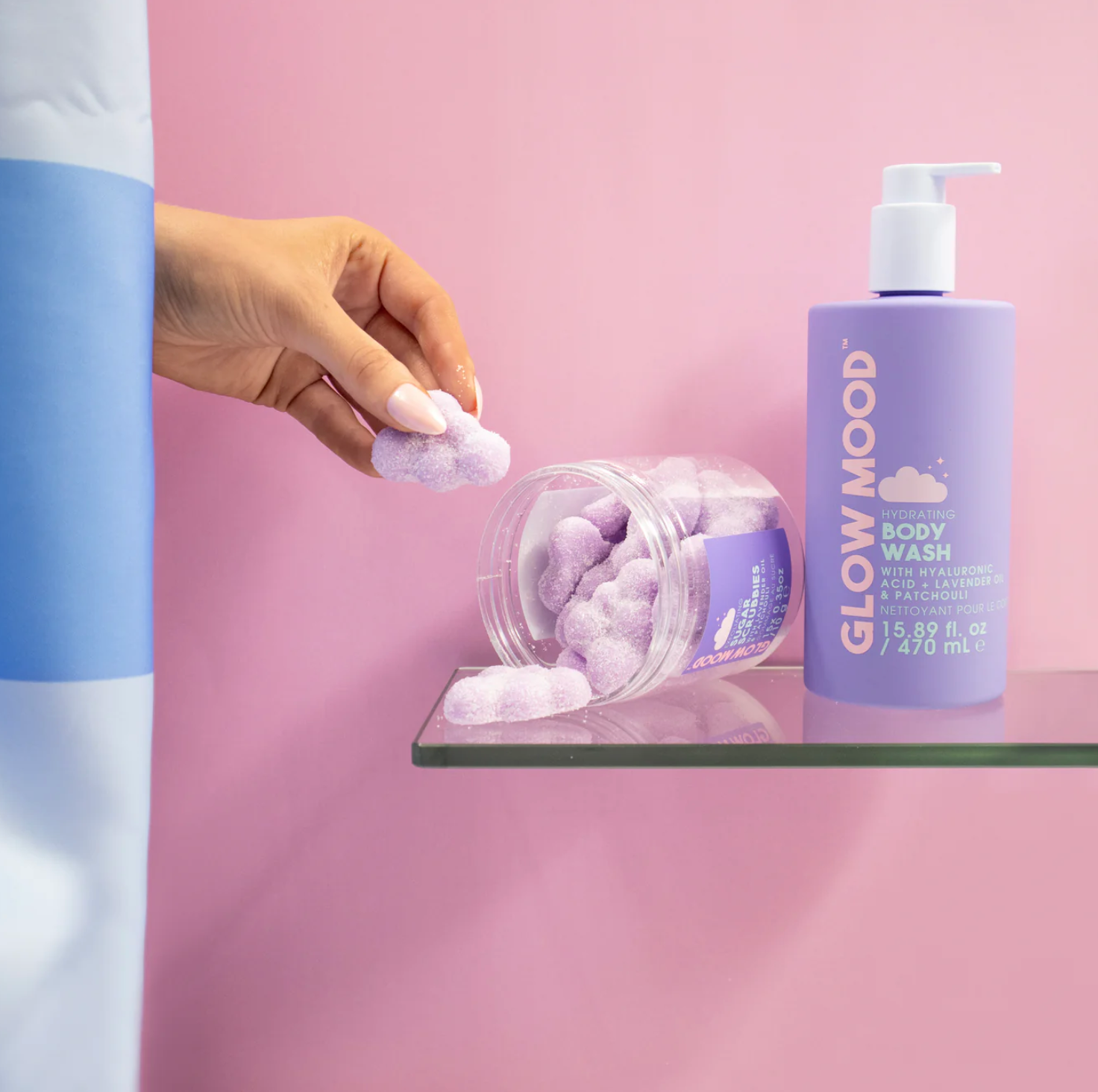 Glow Mood Night Shower Sleep Scrubbies
