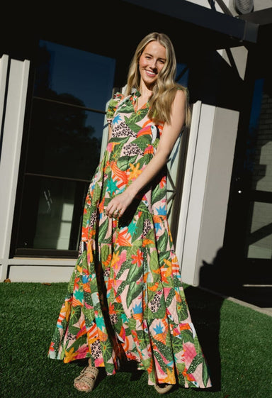 上品ホルターネック｜Phase Eight｜Bethany Floral ワンピース PHASE EIGHT Bethany Floral Dress in Multi | endource