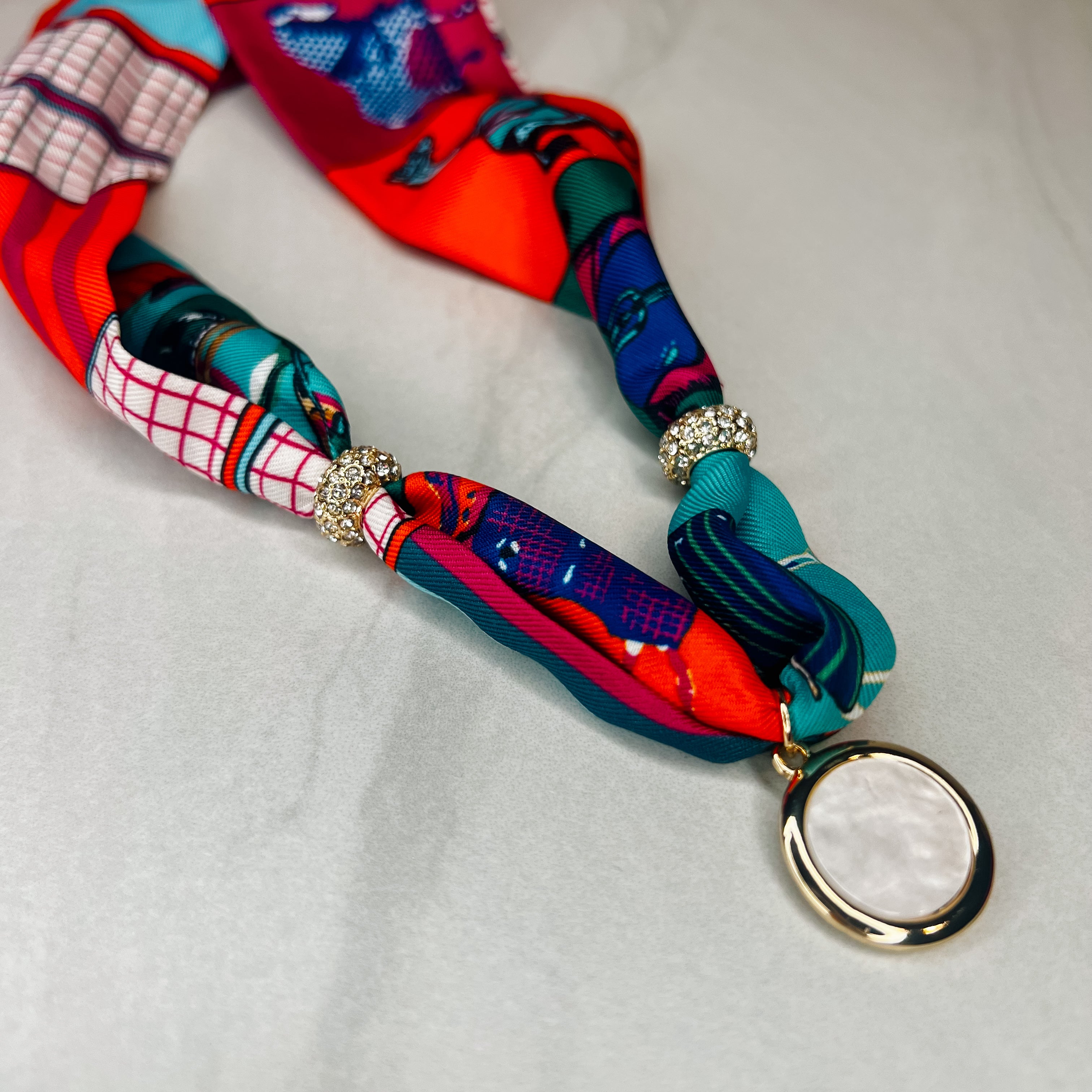 Social Hour Scarf Necklace