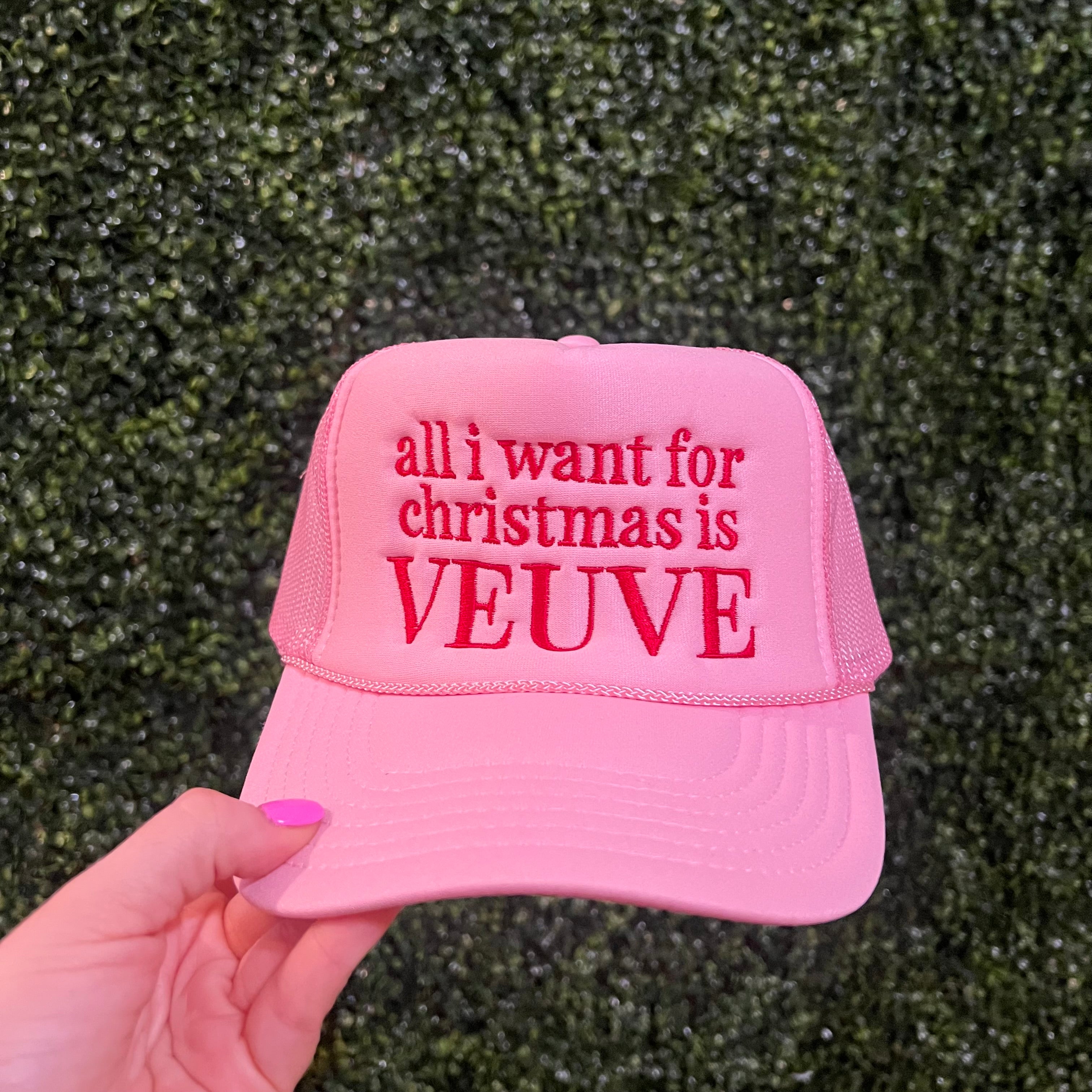 All I Want For Christmas Is Veuve Hat