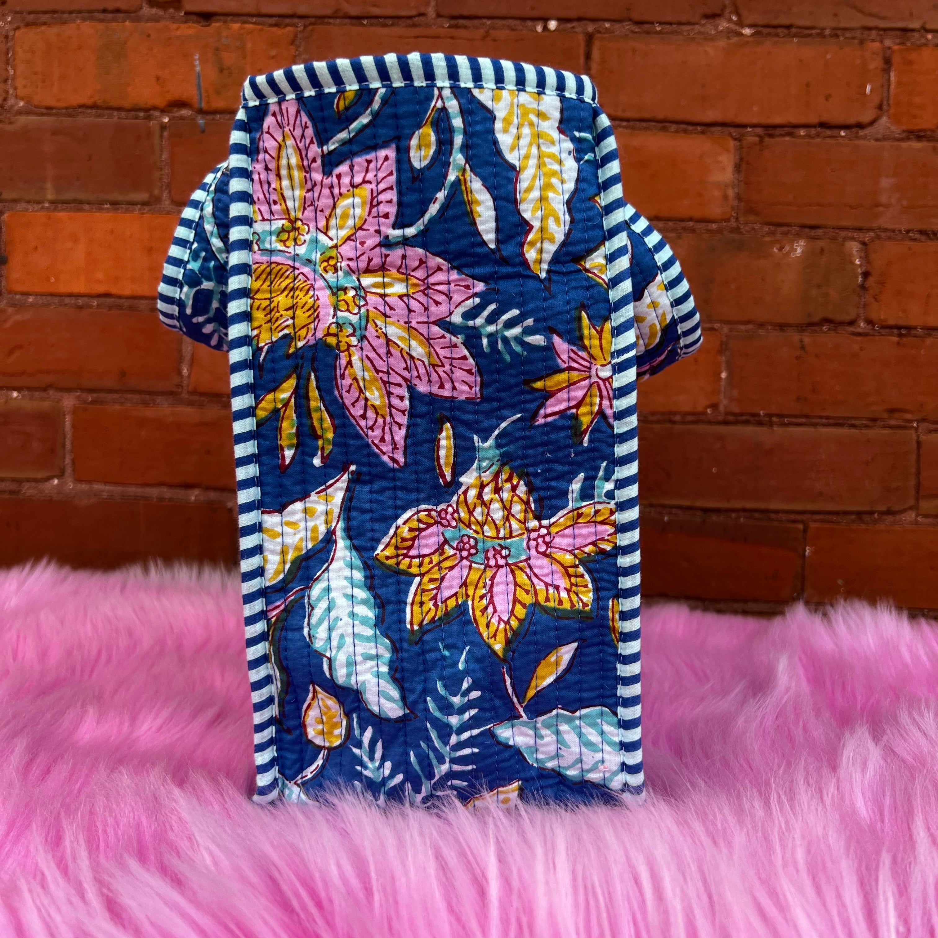 Mini Quilted Tote In Drift Away