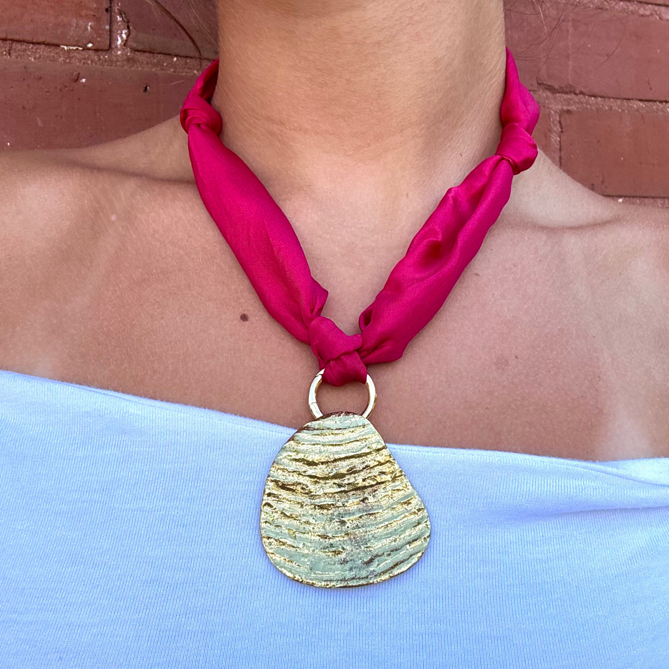 Hot Shot Scarf Necklace