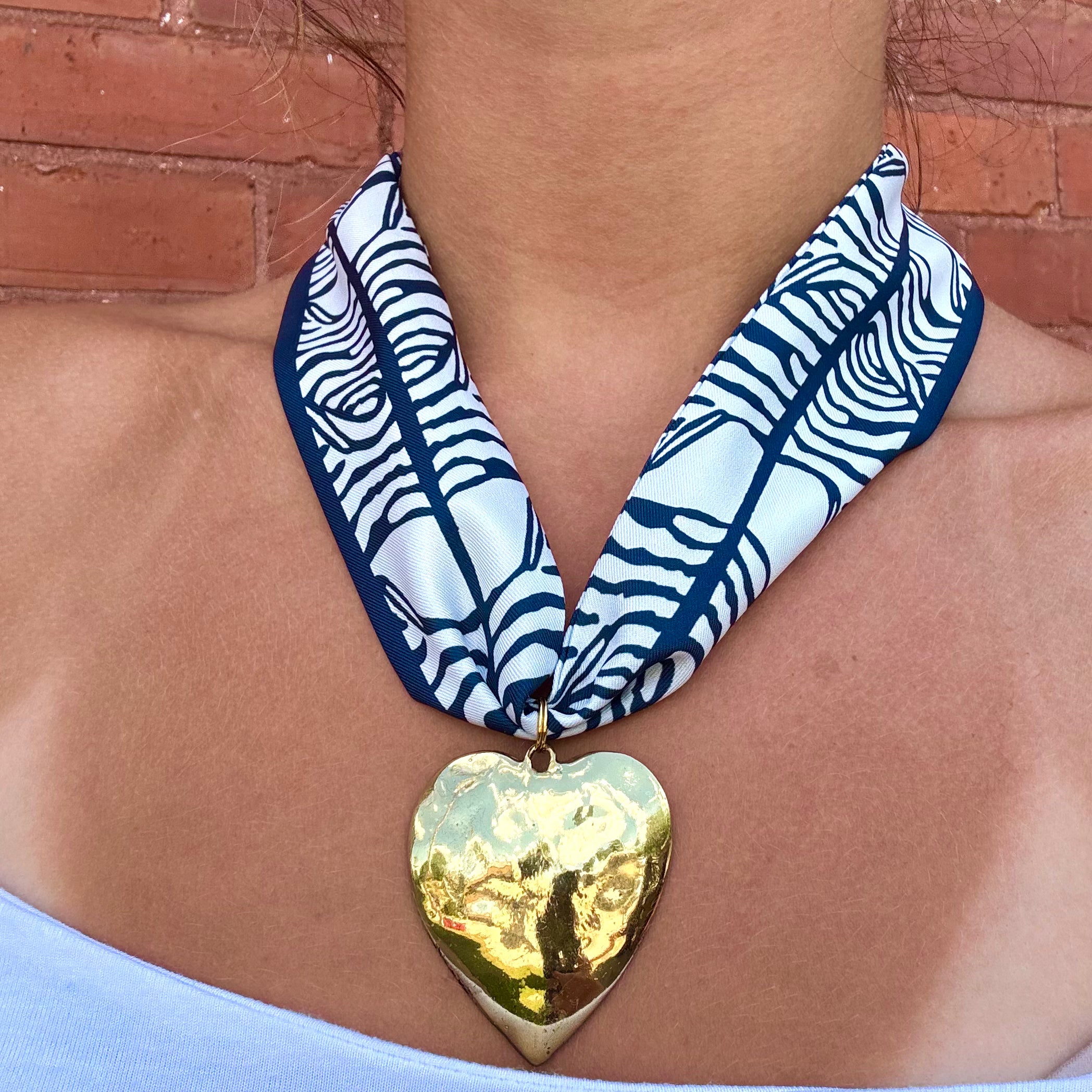Wild At Heart Scarf Necklace