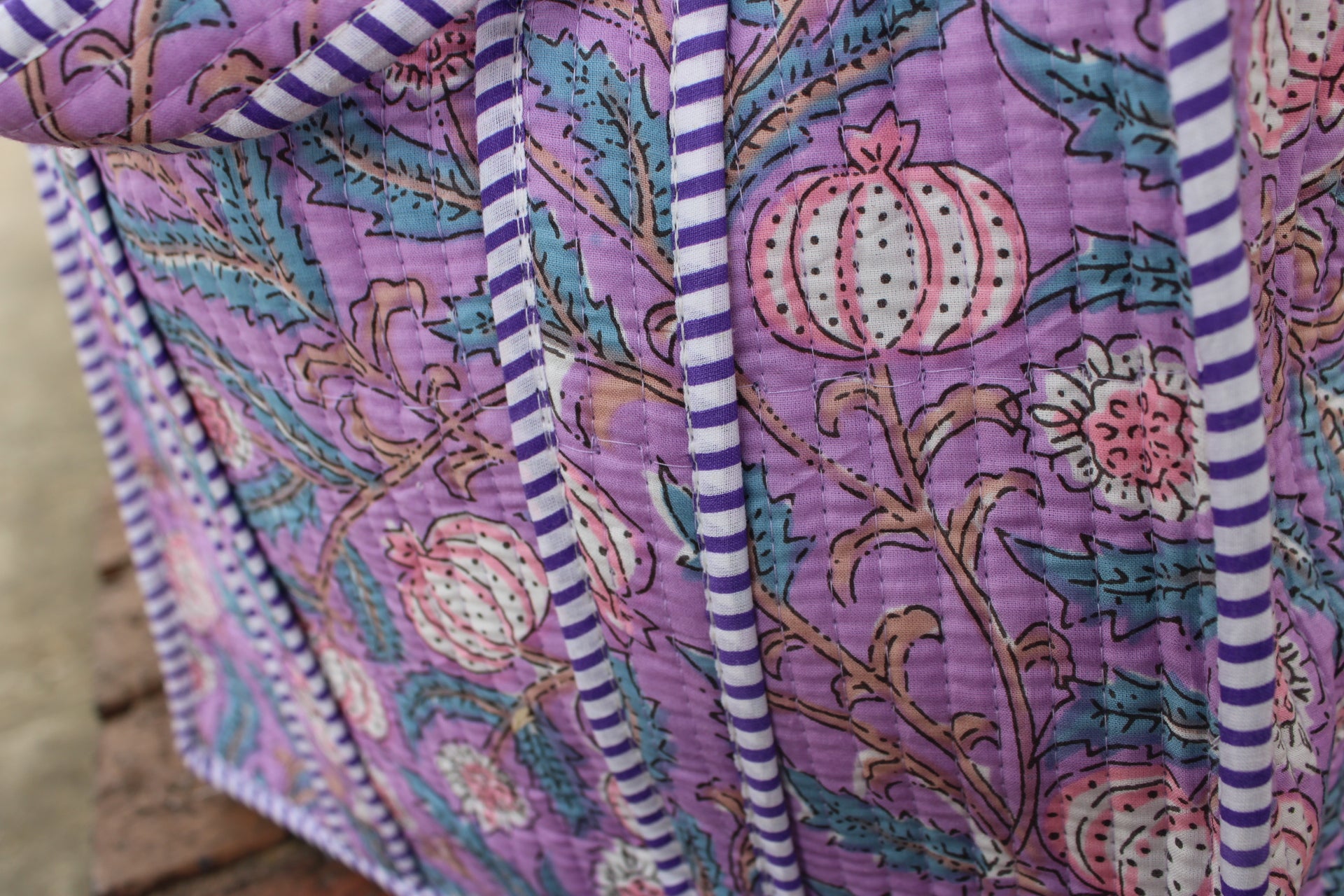 Mini Quilted Tote In Sunday Brunch