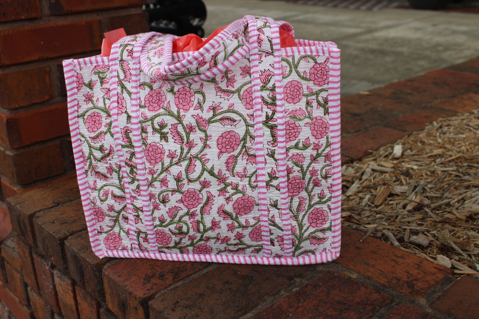 Mini Quilted Tote In East Coast