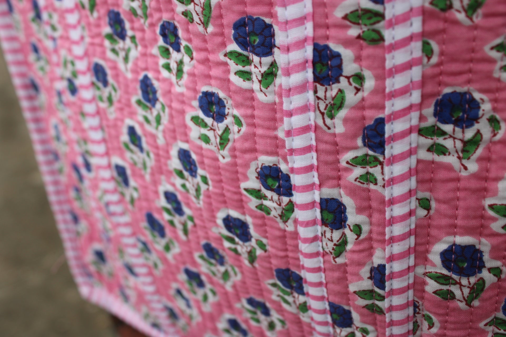 Mini Quilted Tote In Cottage Charm