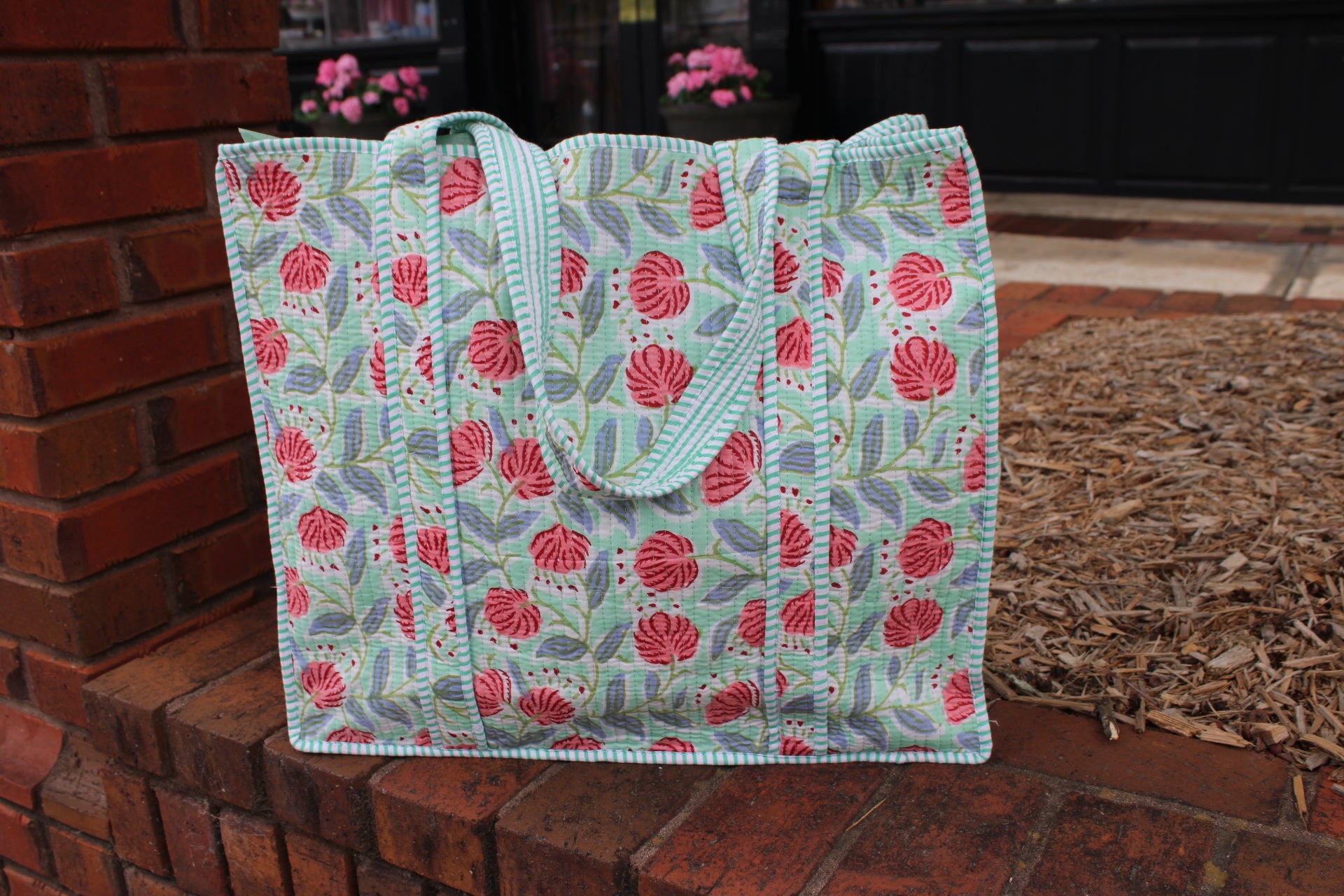 Quilted Tote In Vintage Charm