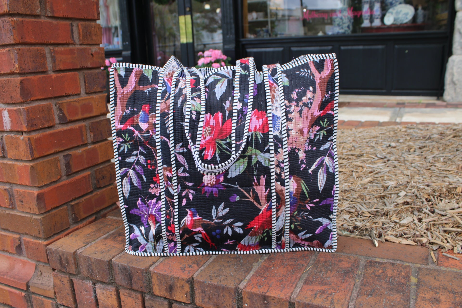 Quilted Tote In Estate