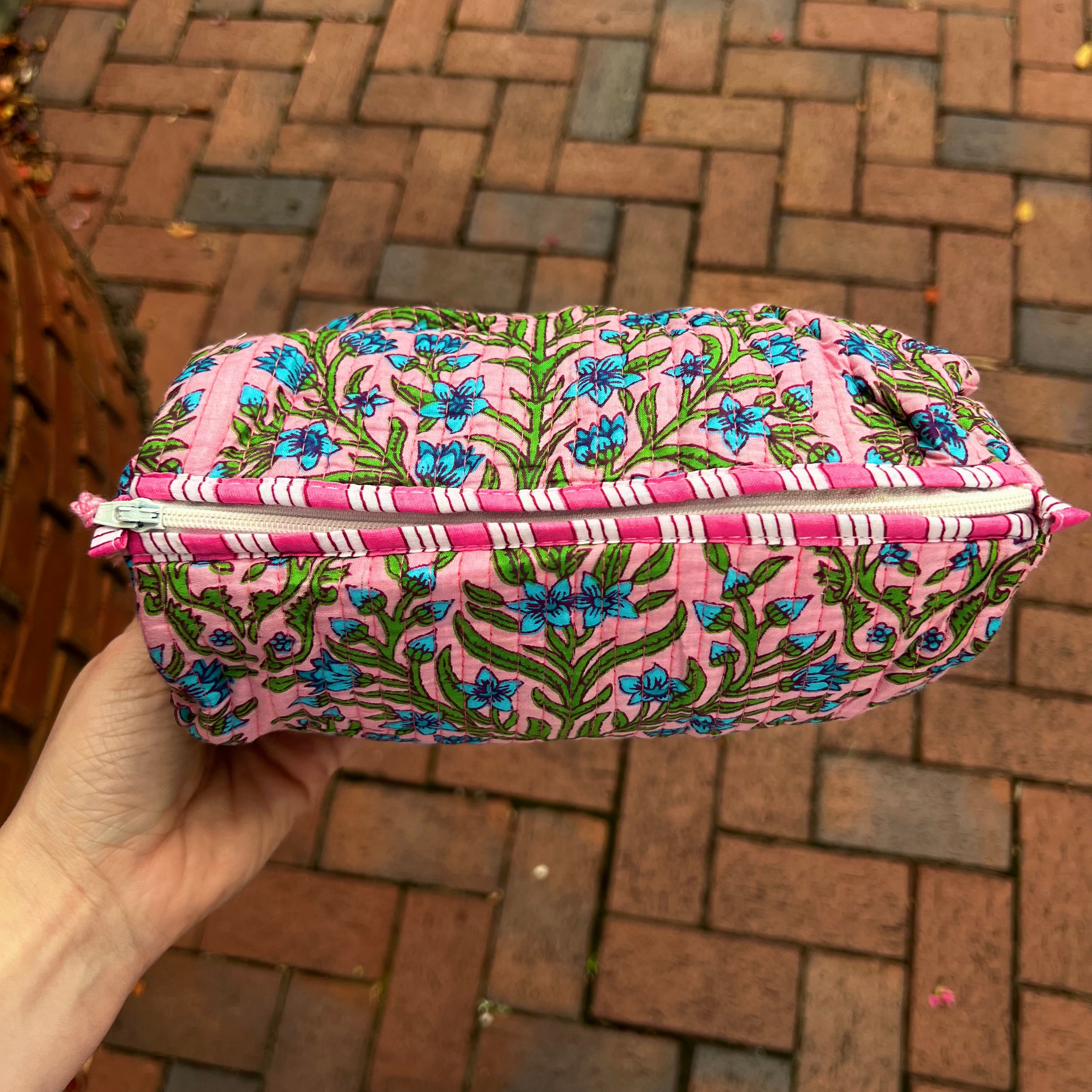 Glam + Go Bag in Petal Parade