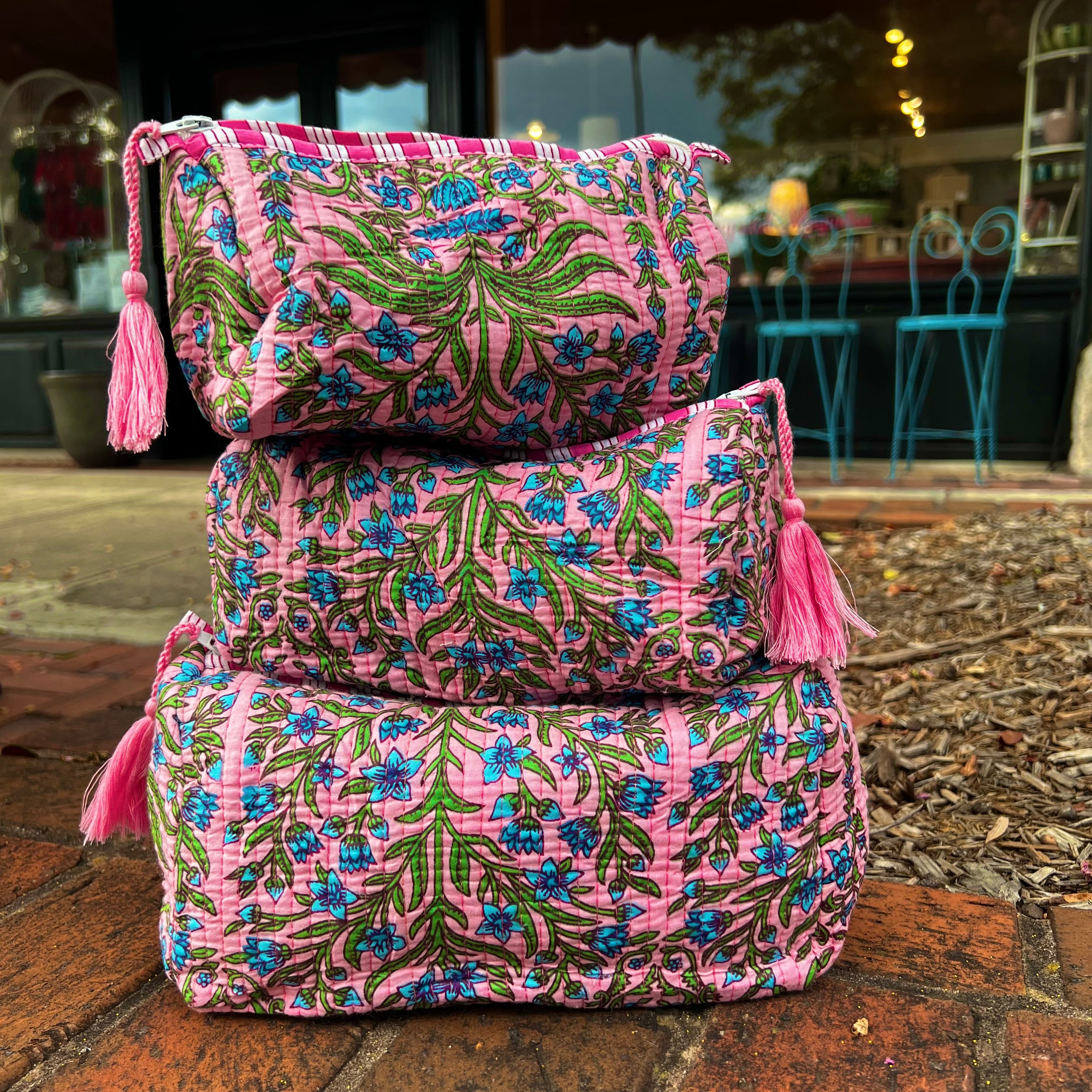 Glam + Go Bag in Petal Parade