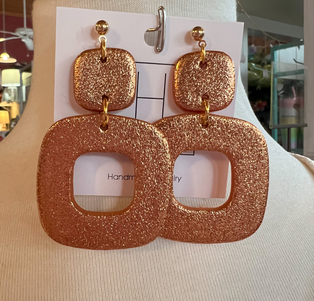 Coffee Run Earrings