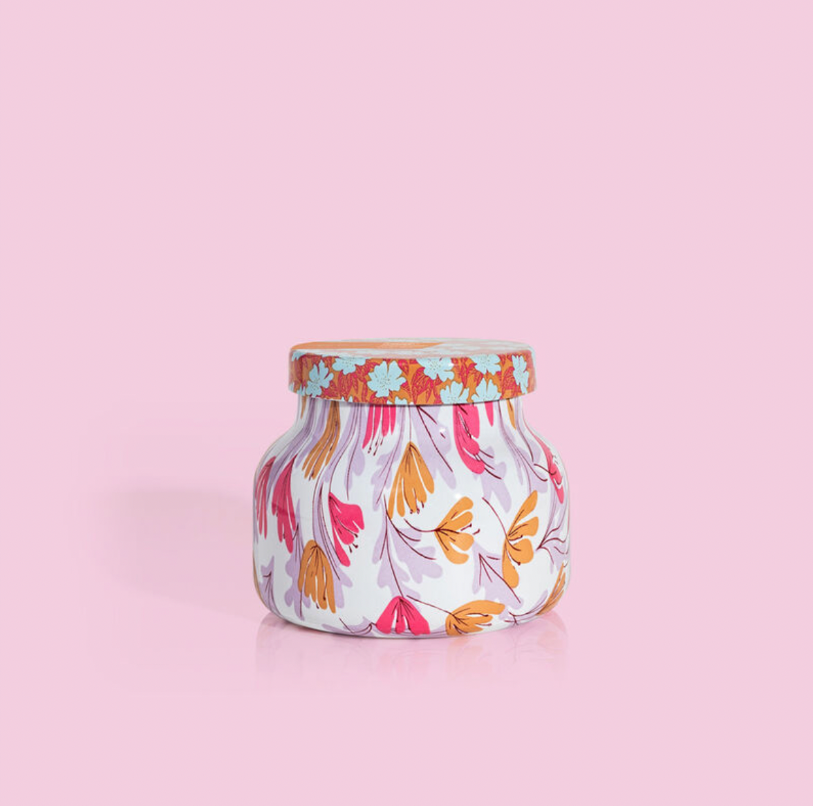 Pineapple Flower Pattern Play Petite Jar Candle