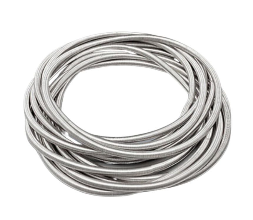 Guitar String Bracelets In Silver