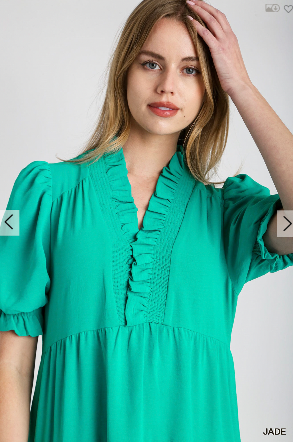 Sawyer Tiered Midi Dress In Jade