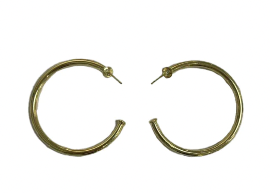 Polished 30 Angled Petite Everybody's Favorite Hoops