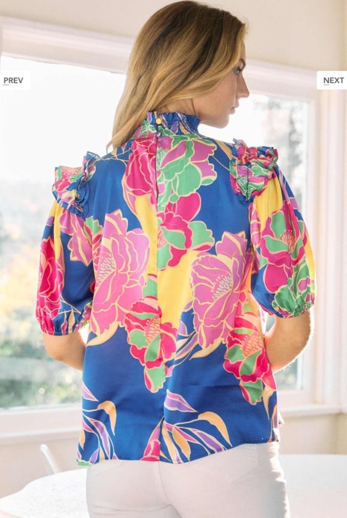 Owen Mockneck Floral Top