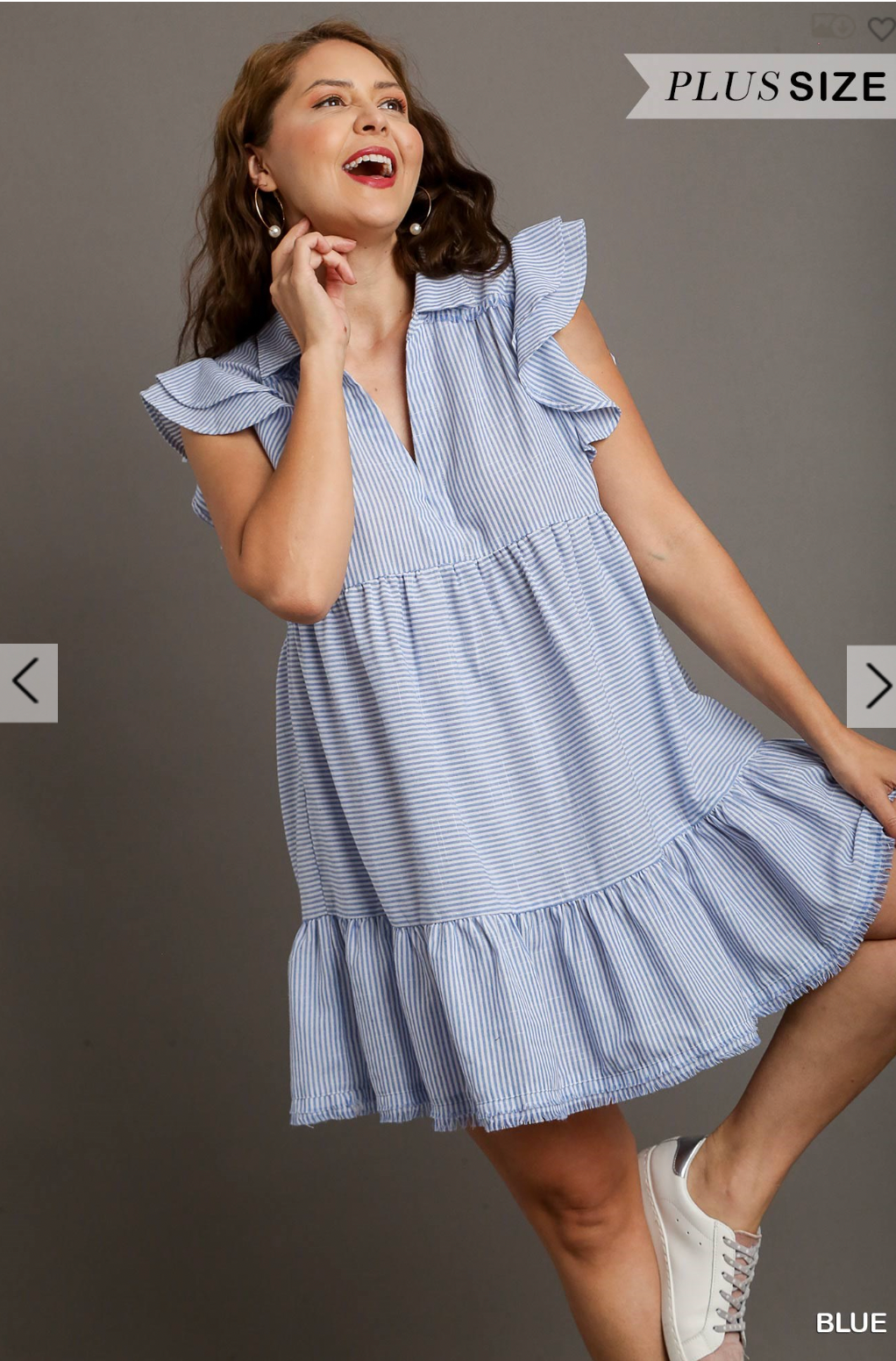 Linden Dress In Blue