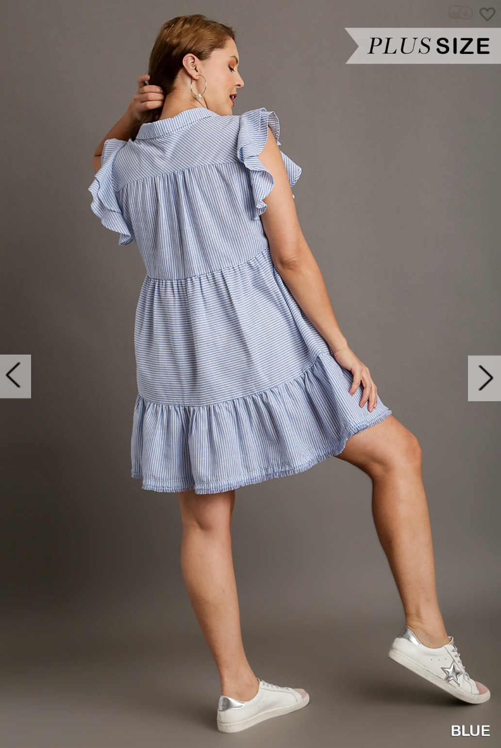 Linden Dress In Blue