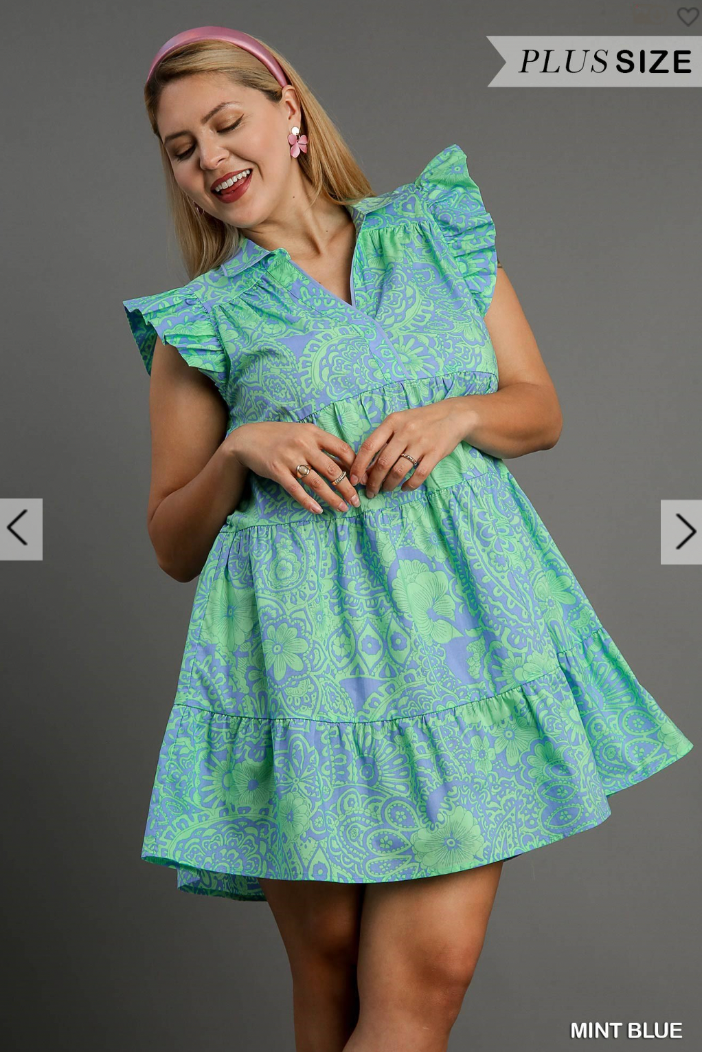 Savannah Dress In Mint Blue