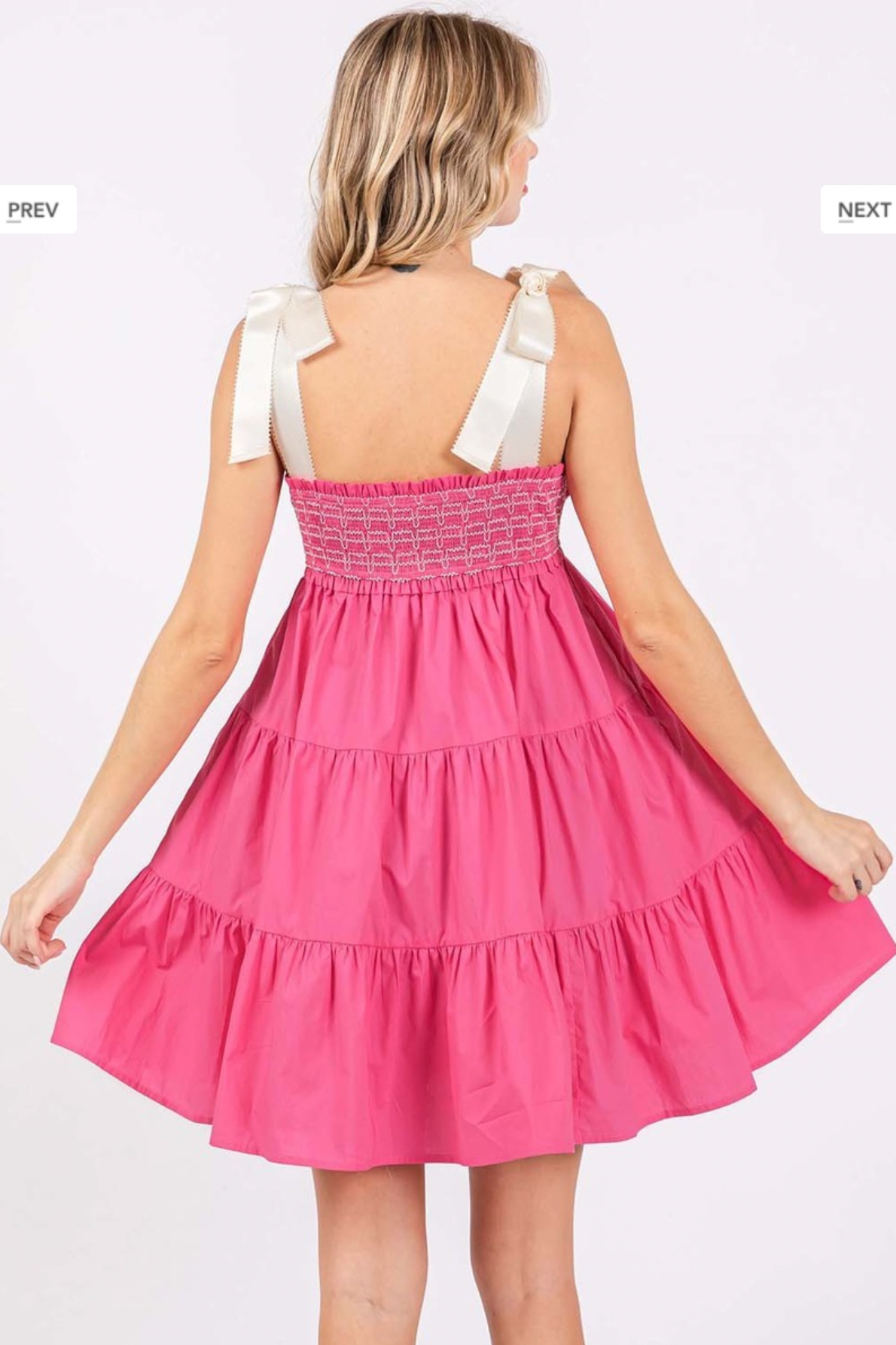 Brielle Smocked Mini Dress