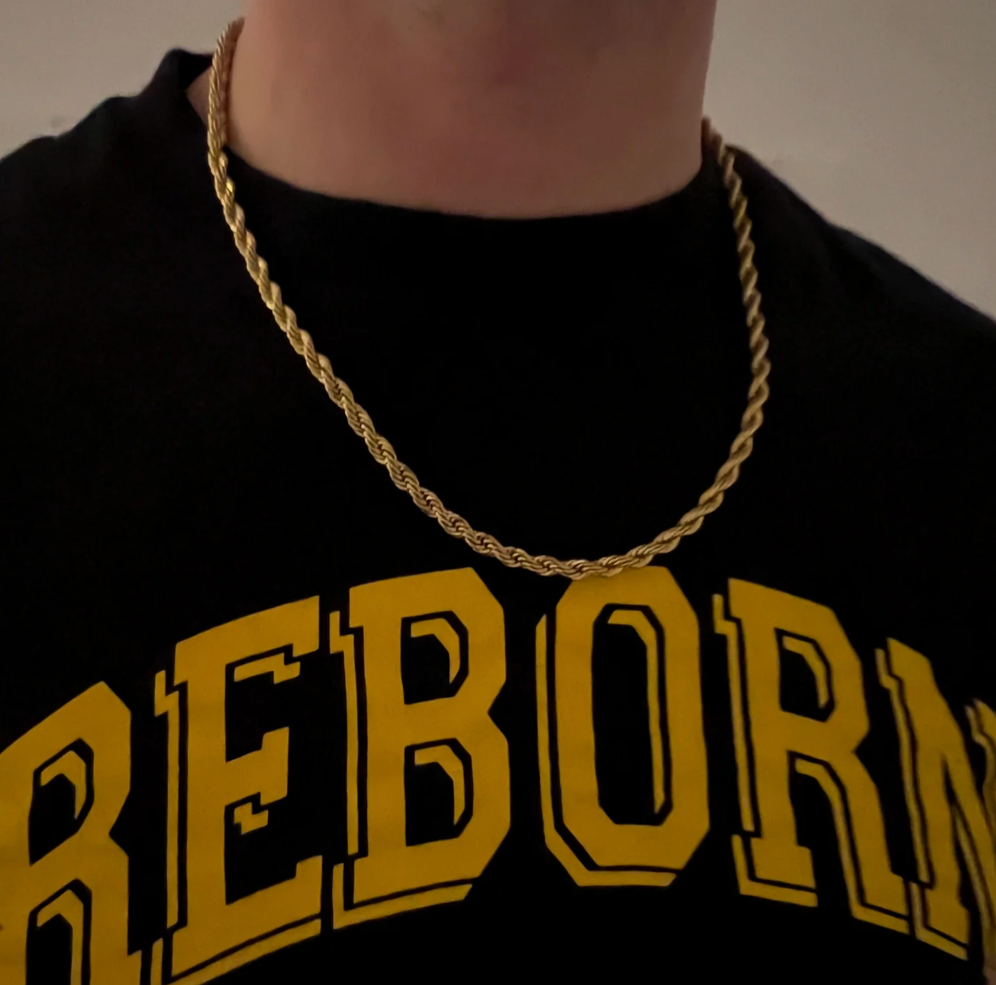 Men's Gold Rope Chain