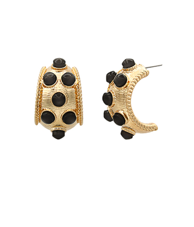 Elegant Nights Earrings In Black