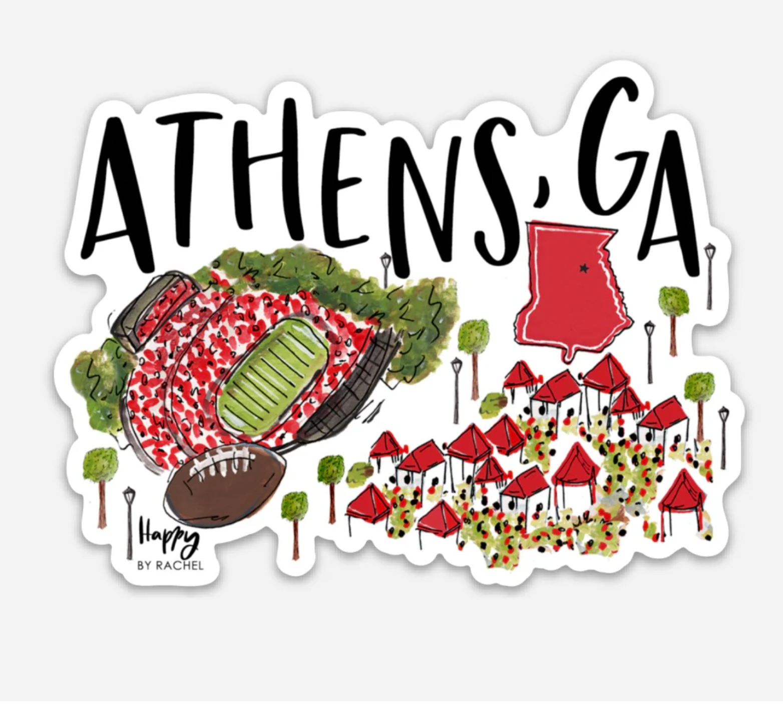 Athens Sticker