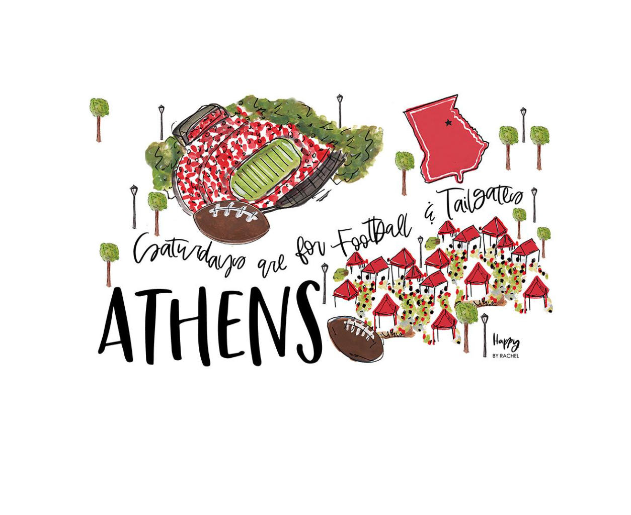 Saturdays In Athens Mega Mug