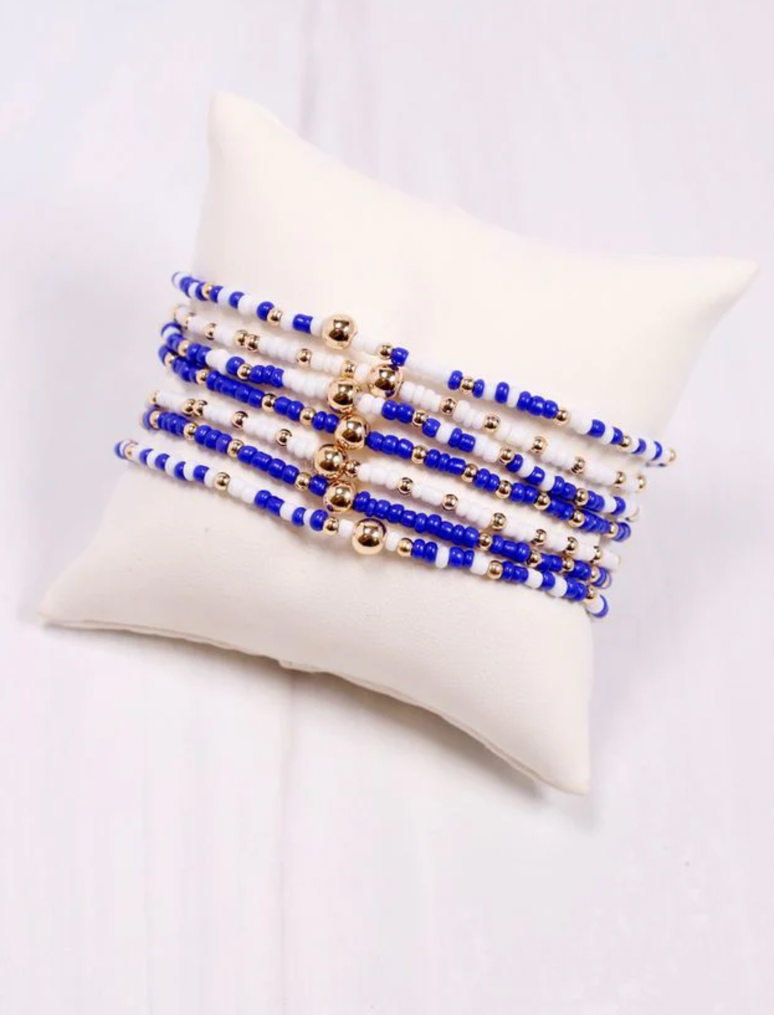 Touchdown Time Bracelet Set In Blue