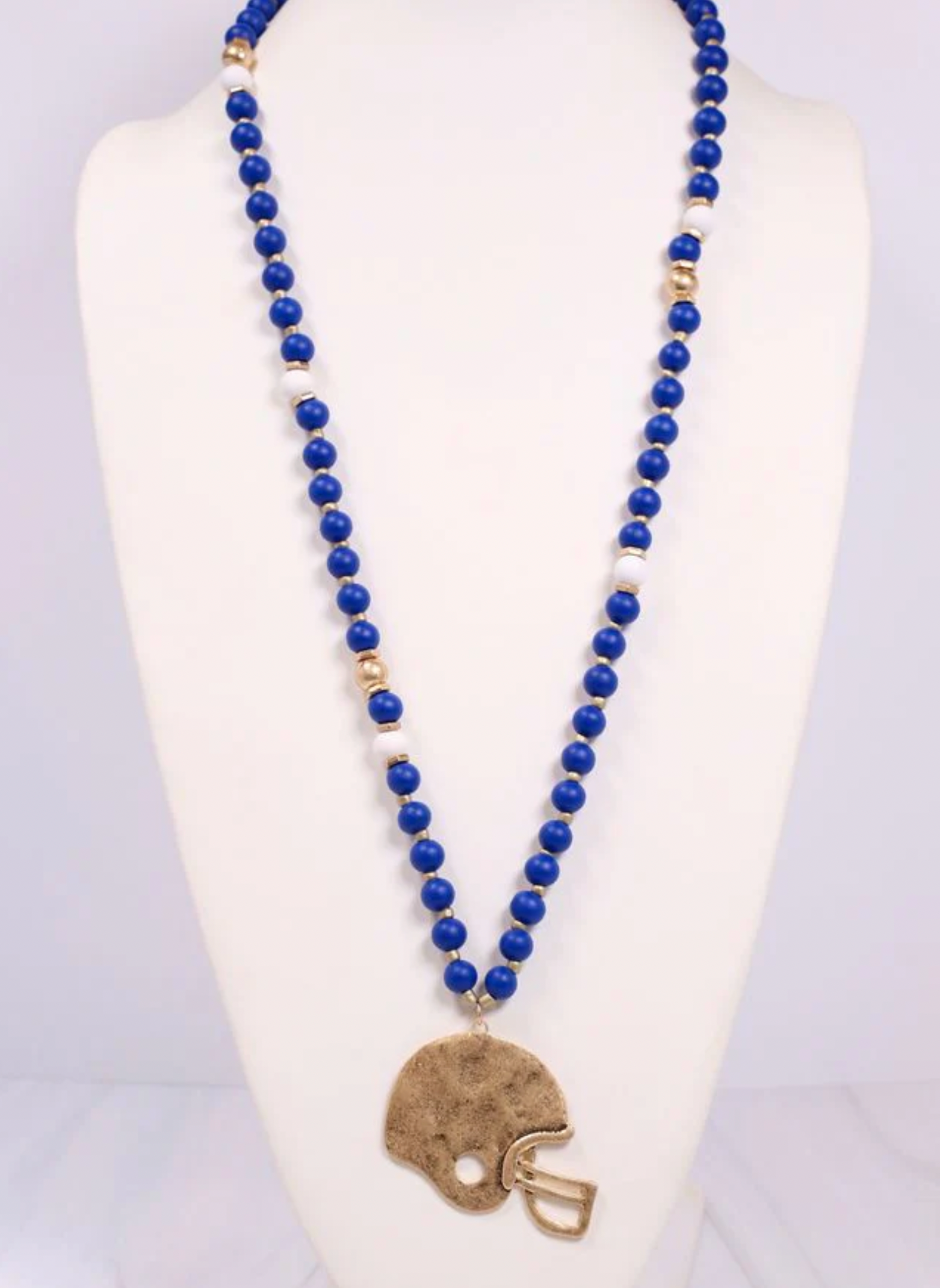 Cheering You On Necklace In Blue