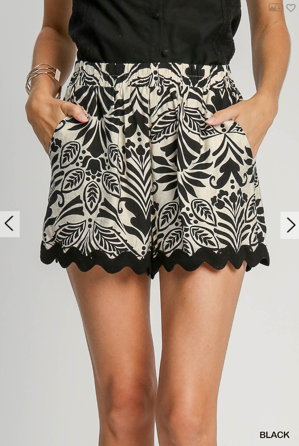 Calissa Printed Shorts