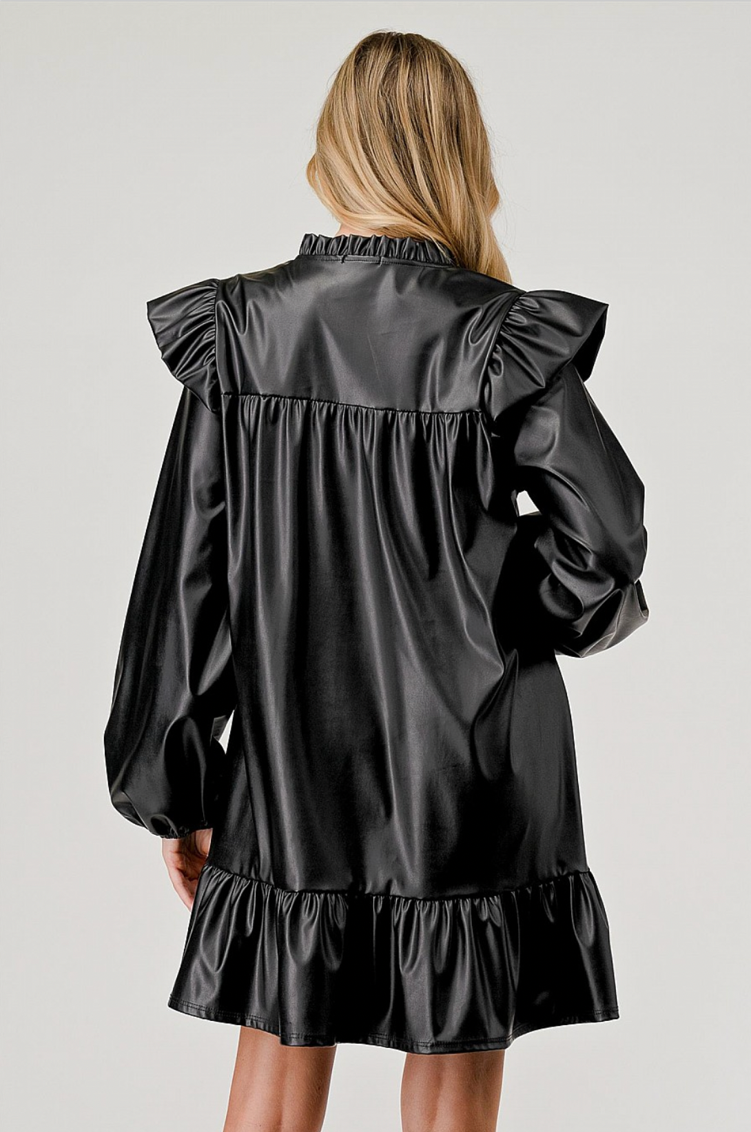 Porter Leather Dress