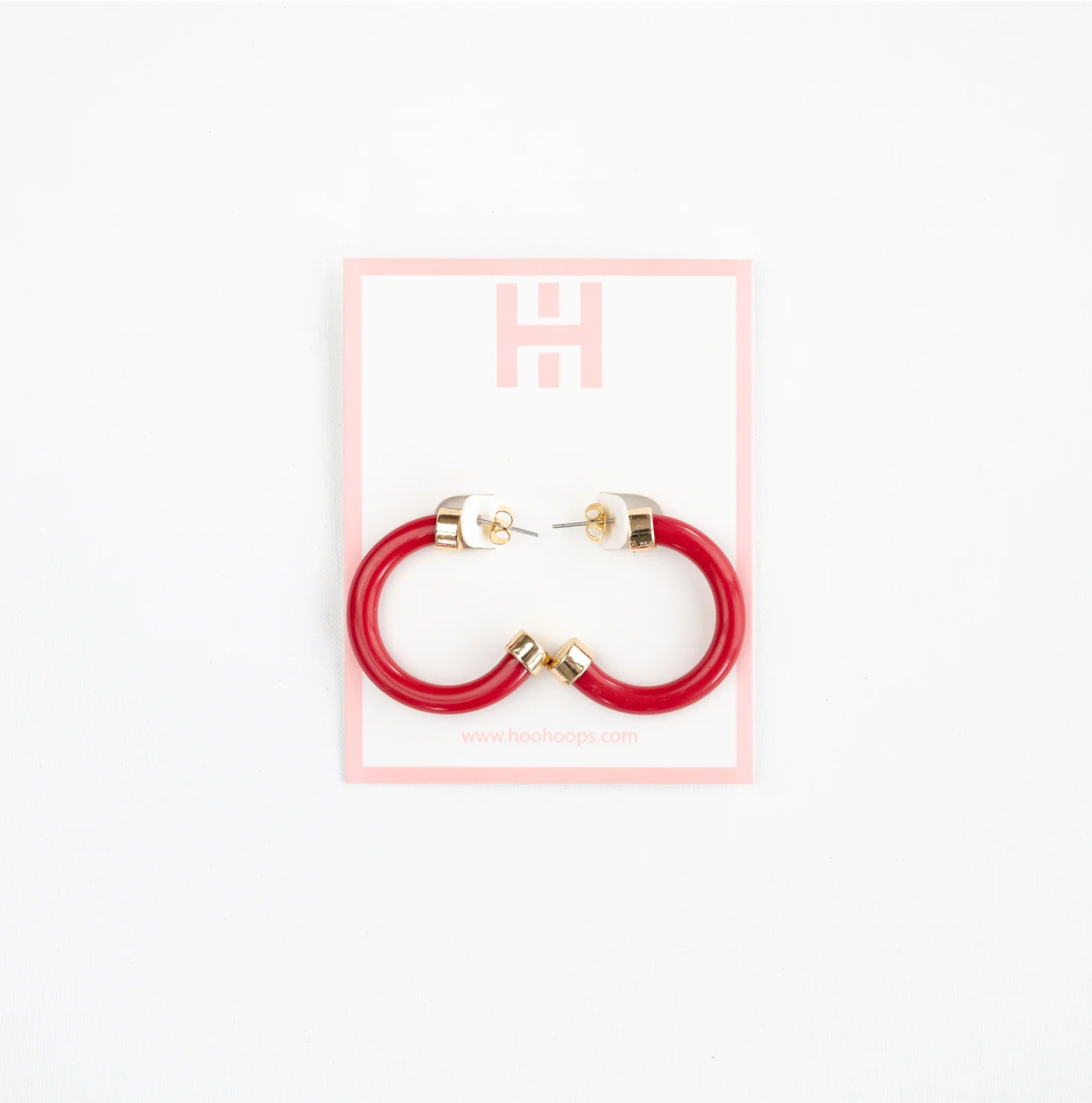 Mini Red Hoops