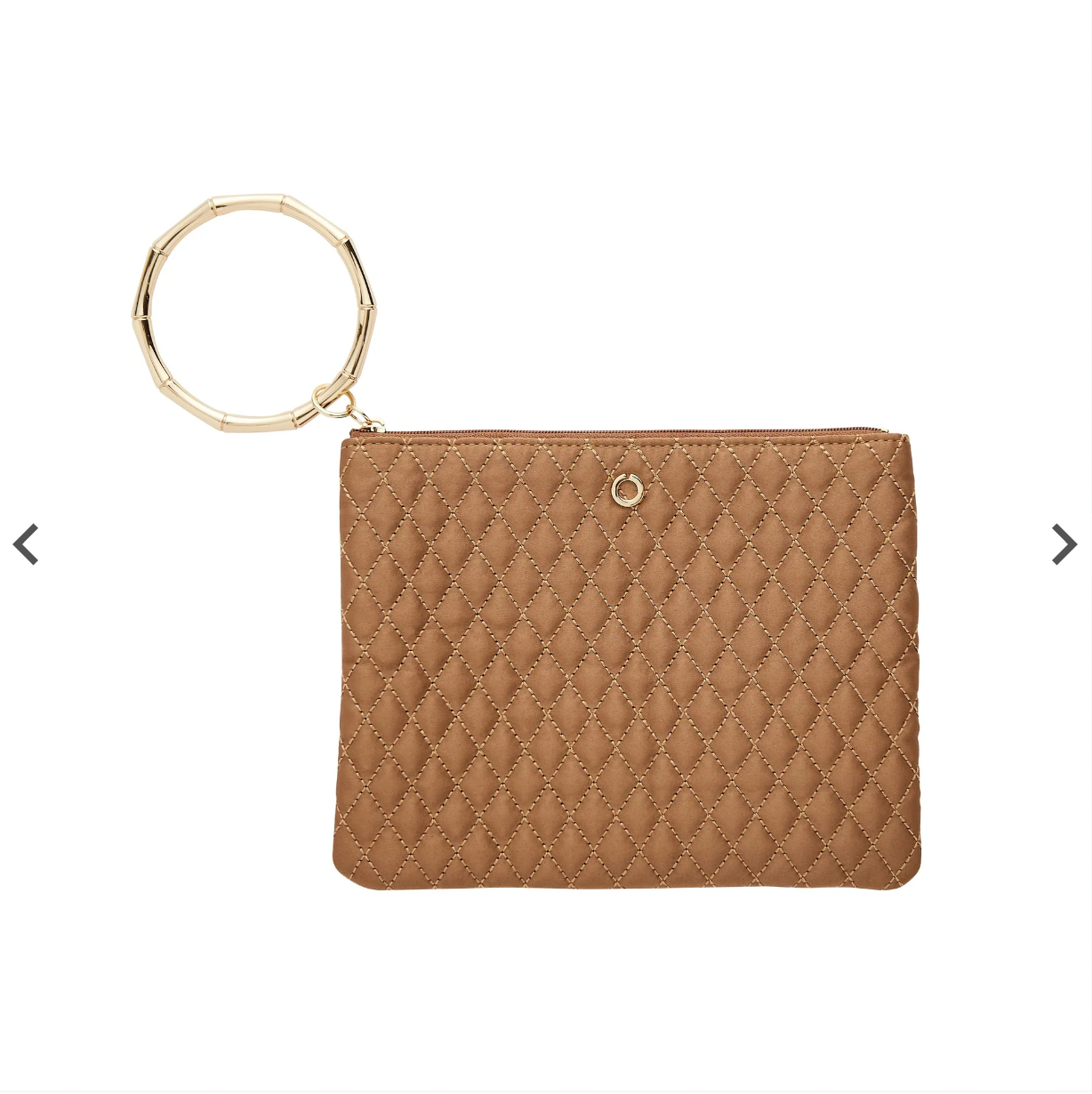 Bracelet Pouch - Caramel Clutch Bag