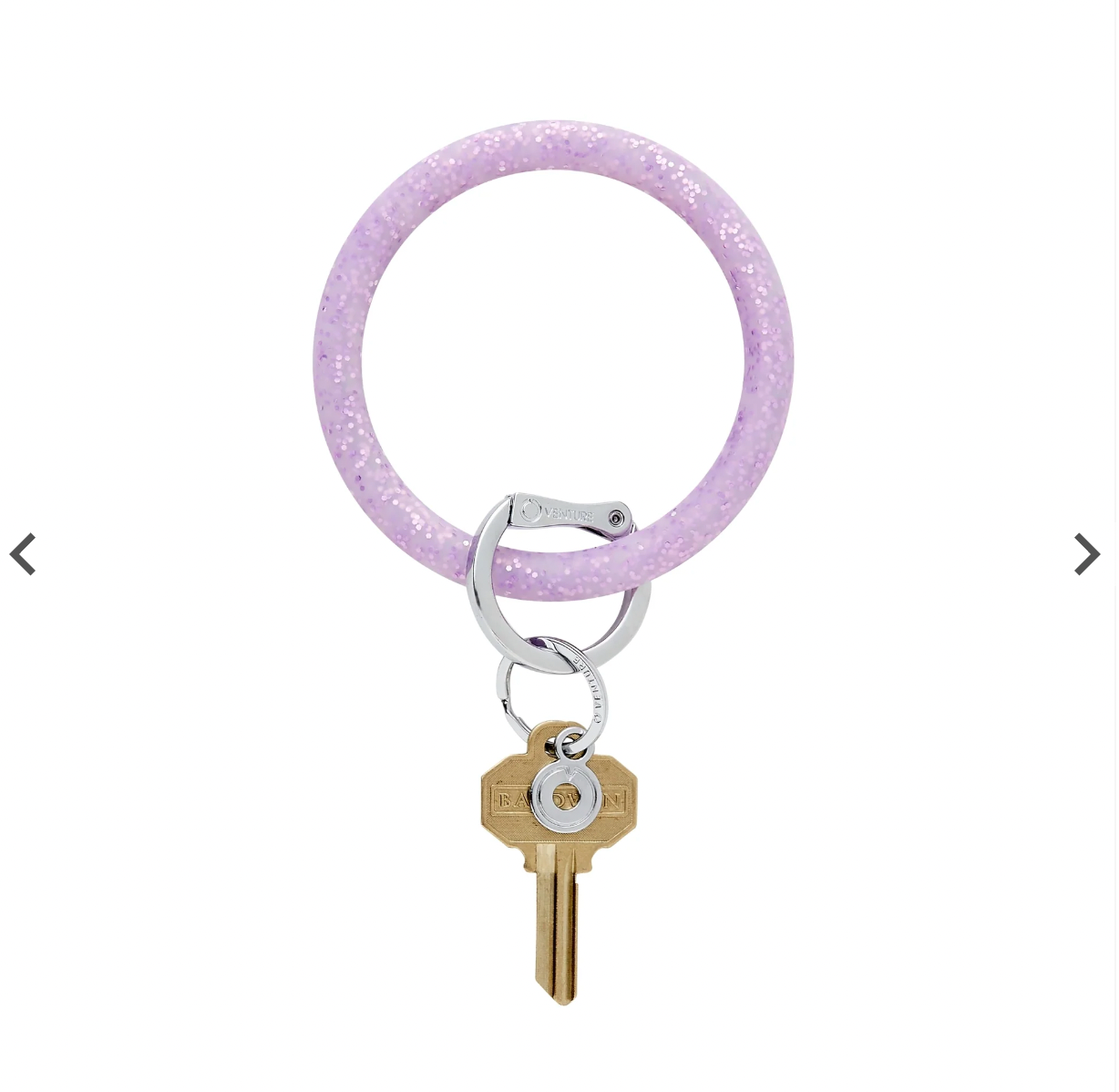 Silicone Big O® Key Ring - In The Cabana Confetti