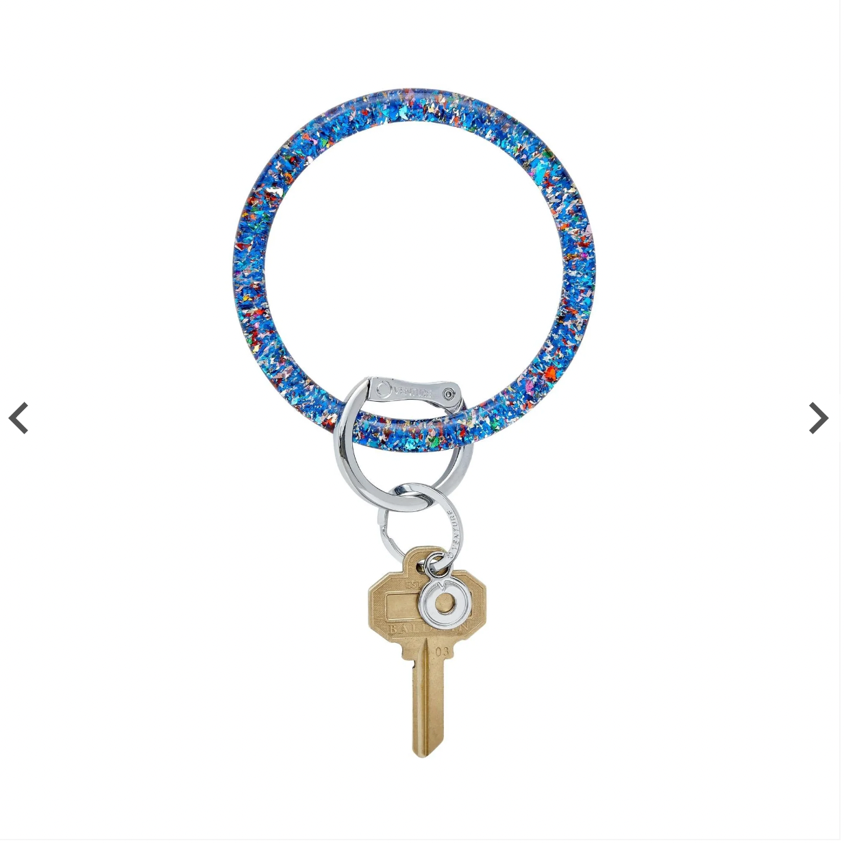 Resin Big O® Key Ring - Funfetti