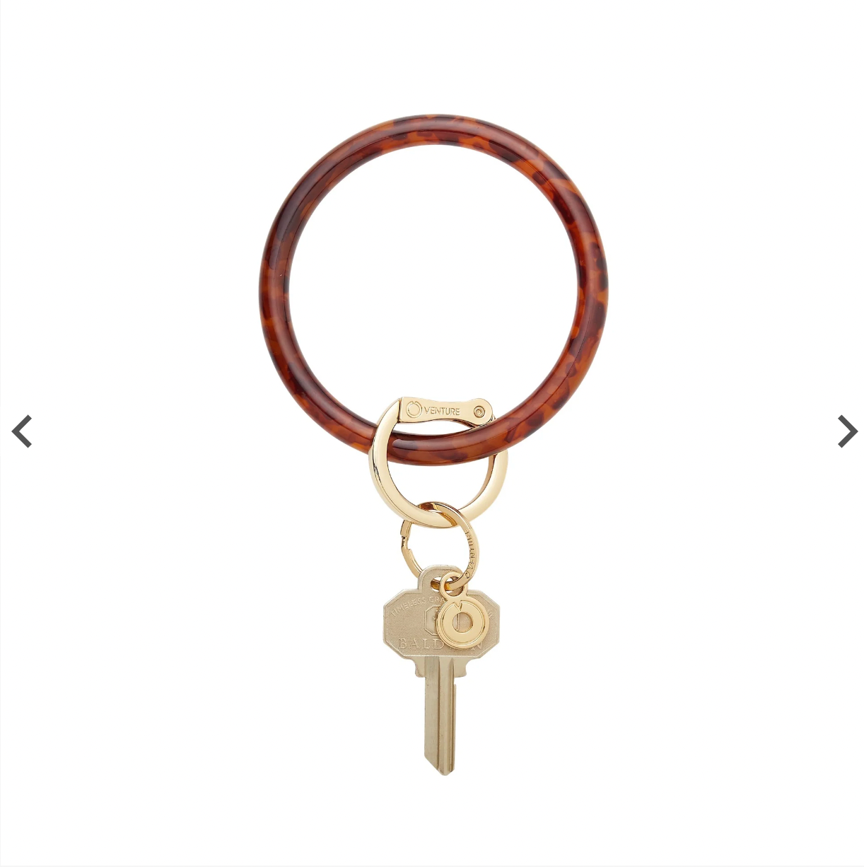 Resin Big O® Key Ring - Tortoise