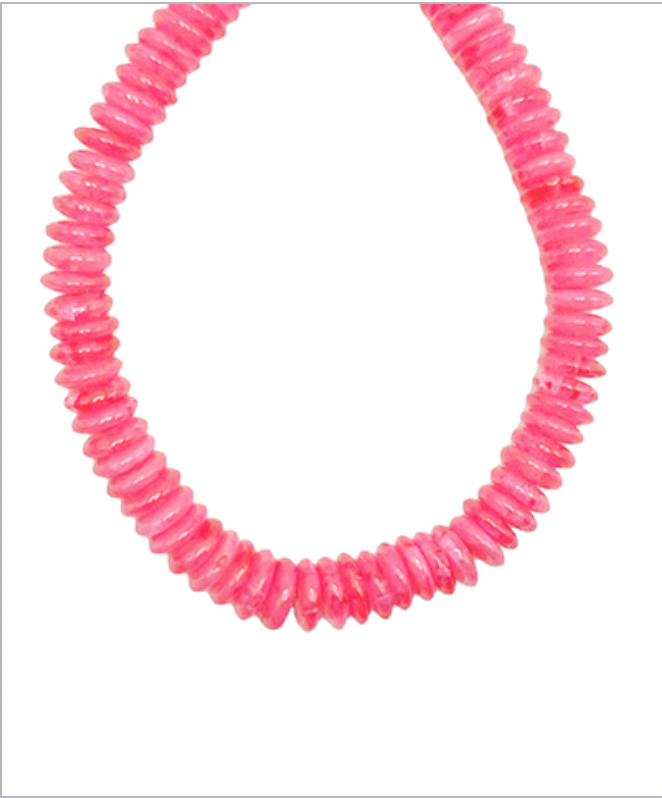 City Bound Necklace In Hot Pink