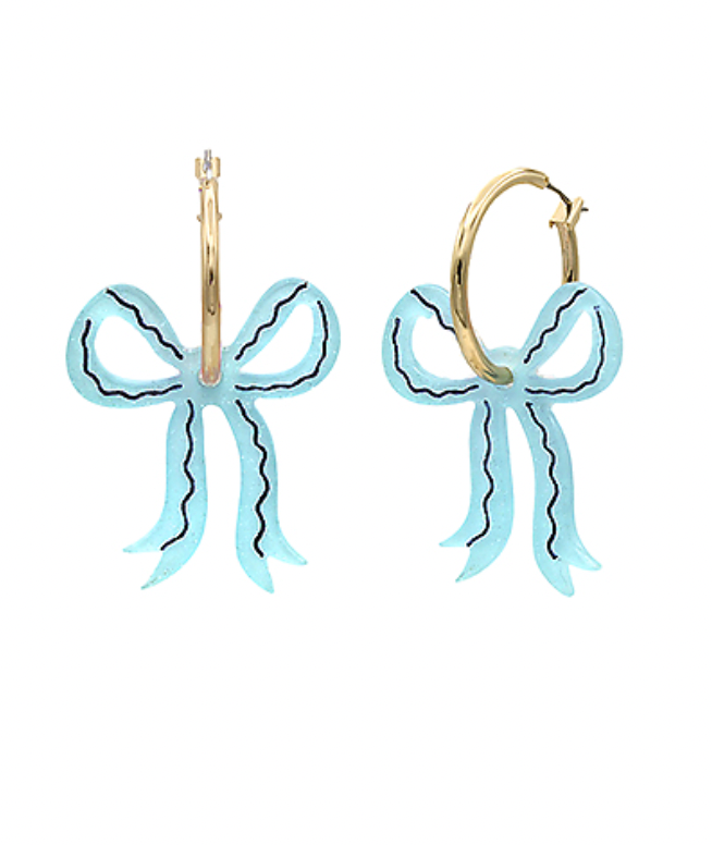 Southern Charm Bow Hoops