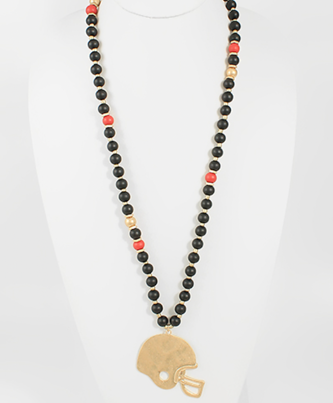 Cheering You On Necklace In Black